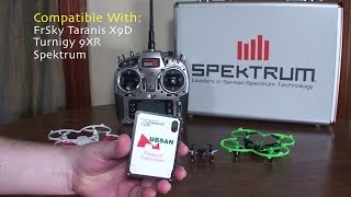 Hubsan Protocol Transceiver Radio Adapter  Review and Flight Demo [upl. by Douglass867]