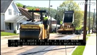 PennDOT flagger hit by pickup [upl. by Zaller674]