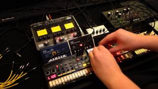 KORG Volca and ms20 mini beats out in a deep underground cellar dub  oLLiLab [upl. by Nosniv]