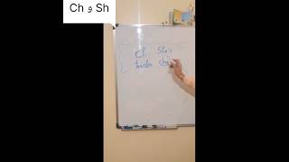 Pronunciation of CH and Sh [upl. by Soirtemed882]