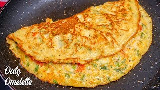 Oats Omelette  Weight Loss Food  Healthy Breakfast Recipe  Oats Omlet recipe [upl. by Zia28]