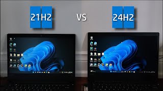 Windows 11 21H2 vs Windows 11 24H2  SPEED TEST [upl. by Ynnor969]