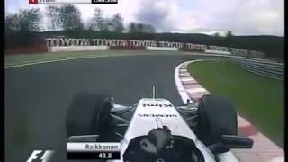 F1 Spa 2005 Kimi Raikkonen V10 [upl. by Aihk]