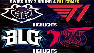 Worlds 2024 Day 7 Highlights ALL GAMES  G2 vs T1 amp BLG vs PSG [upl. by Salsbury]