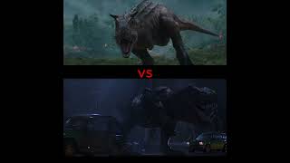 jurassicworld blue vs Atrociraptor and carno vs rexy and indonumus vs giga [upl. by Juxon264]