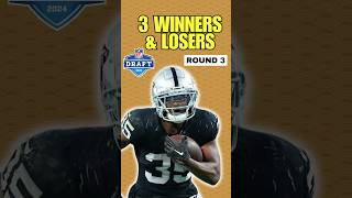 2024 NFL Draft Winners amp Losers Round 3 👍👎nfl [upl. by Hermon]