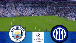 MANCHESTER CITY vs INTER MILAN  UEFA Champions League 2024 Match  eFootball Match Live [upl. by Eelnyl]