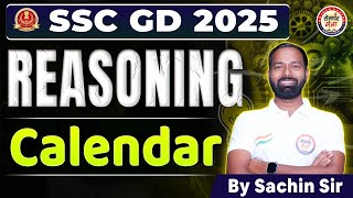 SSC GD 2025 Reasoning calendar  SSC GD 2025 Reasoning calender by Sachin sir [upl. by Christalle]