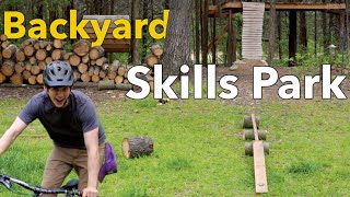 3 MTB Features that turn Your Backyard into a Skills Park [upl. by Rollet]