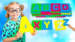 ABC Song  More Nursery Rhymes amp Kids Songs  Diana Roma Show [upl. by Aynna]