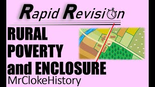 GCSE History Rapid Revision Elizabethan England  Enclosure and Rural Poverty [upl. by Corb]