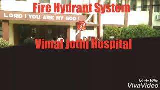 Fire hydrant system  Operation at Vimal Jothi Hospital Coimbatore Tamil nadu India [upl. by Photina905]