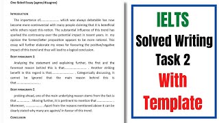 IELTS Task 2 Writing should you use a template for Band 7 or 9 [upl. by Banerjee119]