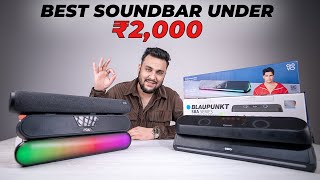 I Bought All THE BEST SOUND BAR from 1000 to 2000 Rupees  Ranking WORST to BEST [upl. by Graham]