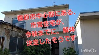 橿原市中心部にある、市営住宅が、今秋までに、解体決定したそうです [upl. by Braeunig]