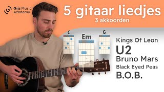 5 Het makkelijkste ROCKNUMMER op gitaar [upl. by Reivazx]