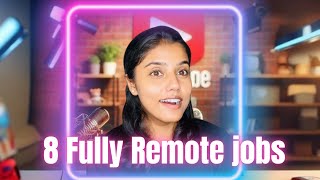 Top 8 Work From Home Jobs 2024  Hiring Across India No Experience [upl. by Etezzil649]