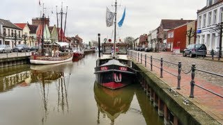 Hafen Weener Ostfriesland Selbst im Februar romantisch  Romantic East Frisian harbor in february [upl. by Angell106]