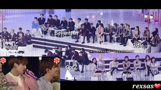 Idol reaction to BTS  Mikrokosmos perfomance  GDA 2020 [upl. by Candy]