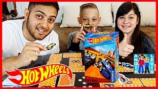 🚗Hot Wheels Rasantes Autorennen Spiel  Kinderspiele von Kosmos  Angie und Levis [upl. by Atikahs97]