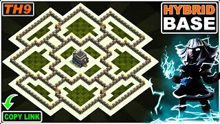 New BEST Town Hall 9 TH9 Base 2023 with COPY LINK  Clash of Clans [upl. by Rj70]