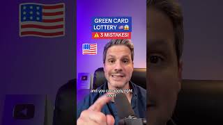 🇺🇸☘️ Green Card Lottery AVOID 3 MISTAKES [upl. by Sinaj]