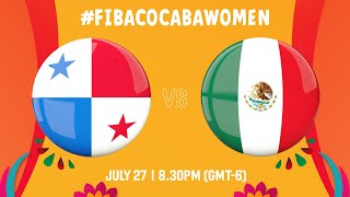 Panama v Mexico  Full Basketball Game  COCABA Womens Championship 2022 [upl. by Snowber]