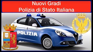 Gradi e Qualifiche Polizia di Stato Italiana 20192022 [upl. by Adnirak]