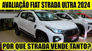 AVALIAÇÃO PICAPE FIAT STRADA ULTRA 2024  VALE A PENA O CÂMBIO AUTOMATICO [upl. by Naelopan]