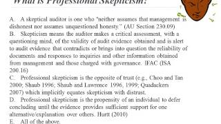 What is professional skepticism [upl. by Cindy835]