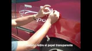 Tutorial vinil colocacion auto [upl. by Ynnot]