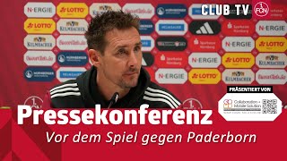 RELIVE Die PK vor dem Spiel gegen Paderborn [upl. by Payton369]