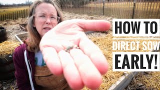 JUMP START Your Garden WITHOUT Indoor Seed Starting  Direct Winter Sowing [upl. by Denton]