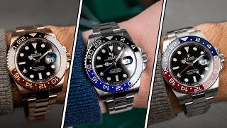 Hands On the 3 New Rolex GMTMaster II Pepsi Batman amp Root Beer [upl. by Livvyy815]