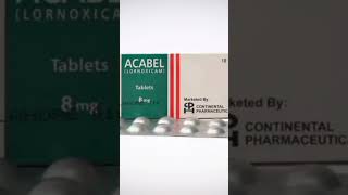 Acabel tablet uses in urdu Lornoxicam benefits Side effects and dosage in urdupain mensuration [upl. by Silberman]