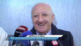 ✅ EBOLI OSPEDALE DE LUCA INAUGURA LE SALE OPERATORIE SUD TV 114 [upl. by Sualkcin565]