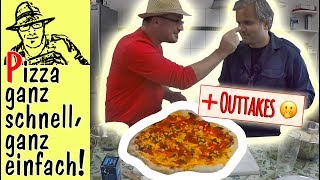 Rezept Pizzateig schnell und einfach [upl. by Ylrebme]