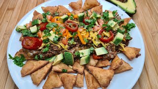 How To Make Easy Keto Nachos  Keto Nachos  Keto Chips  Keto Crackers  Kersteen Kitchen [upl. by Ledah953]