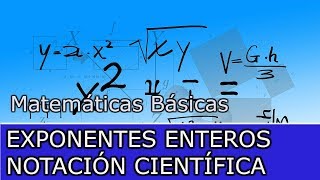 Exponentes Enteros y Notación Científica  MichellQ Teach [upl. by Lehmann436]