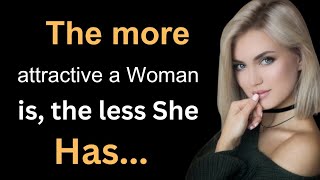 10 Psychology Facts About Attractive Women and Their Independence Quotes [upl. by Assirol]