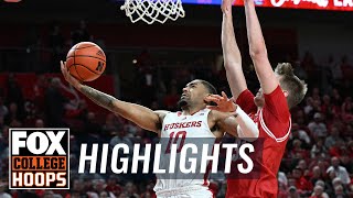 No 6 Wisconsin Badgers vs Nebraska Cornhuskers Highlights  CBB on FOX [upl. by Attener]