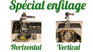 TUTO 7 Spécial enfilage  portecanette horizontal et vertical [upl. by Amolap]