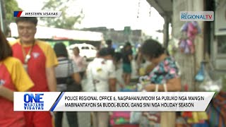 One Western Visayas PRO6 nagpahanumdom sa publiko nga mangin mabinantayon sini nga holiday season [upl. by Rehpotsrihc]