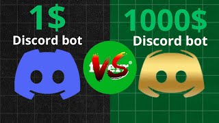 bot discord a 1 vs bot discord à 1000 [upl. by Arley]