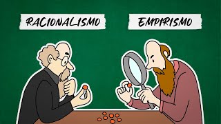 Racionalismo x Empirismo resumo  FILOSOFIA [upl. by Etnovert]