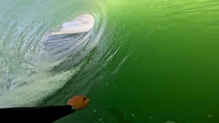 Tubes au Sunset amp Arc en Ciel Lacanau 2024 PoV SURF [upl. by Norahs183]