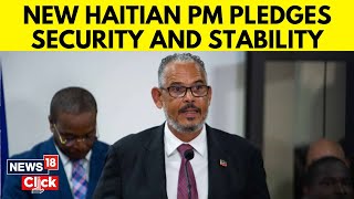 Haiti Latest News Today  New Haitian Pm Alix Didier FilsAime Makes Promises  Haiti Chaos  N18G [upl. by Kampmeier]