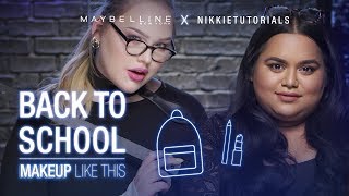 How To Slay Back To School Tutorial ft NikkieTutorials  Nabela Noor  Maybelline New York [upl. by Ysabel827]