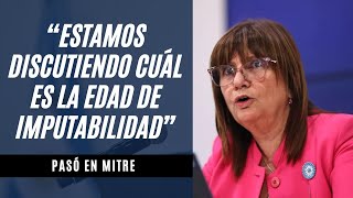 La entrevista completa de Patricia Bullrich con Feinmann sobre la baja de la edad de imputabilidad [upl. by Afesoj168]