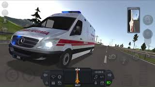 TÜRK AMBULANSI KULLANDIM 3  TRUCK SİMİLATOR ULTİMATE [upl. by Penrose424]